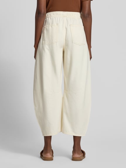 GAP Barrel Fit Jeans mit elastischem Bund Modell 'EASY HORSESHOE' Offwhite 5