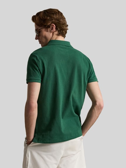 Polo Ralph Lauren regular fit poloshirt van puur katoen Donkergroen - 5