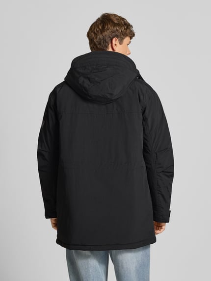 Tommy Jeans Parka o kroju regular fit z kapturem model ‘CITY READY’ Czarny 5