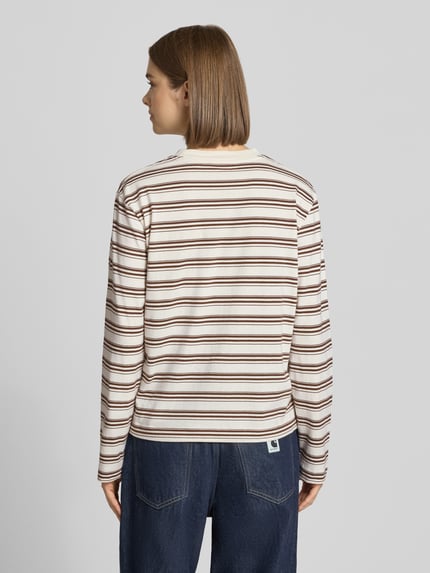 JJXX relaxed fit shirt met lange mouwen van puur katoen Offwhite - 5