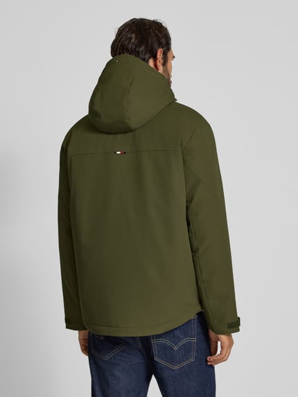 Tommy Hilfiger Regular Fit Funktionsjacke mit Kapuze Oliv 5
