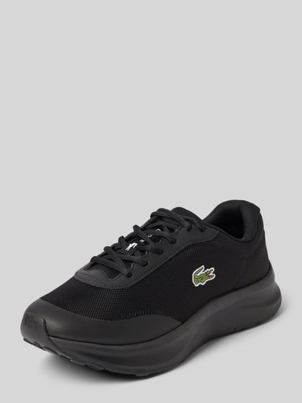 Lacoste Low top sneakers van mesh model 'NEO RUN ACE' Zwart - 1