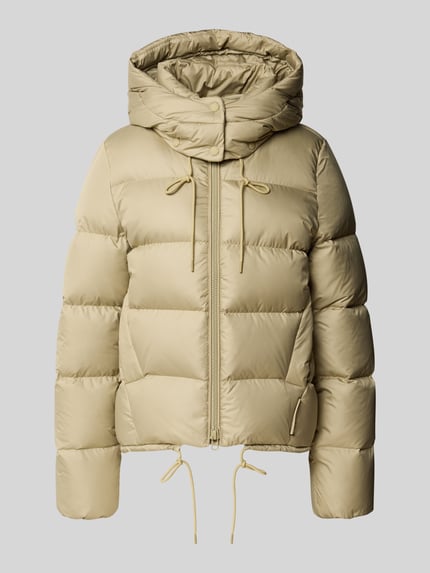Marc O'Polo DENIM Boxy Fit Daunenjacke mit abnehmbarer Kapuze Schilf 2