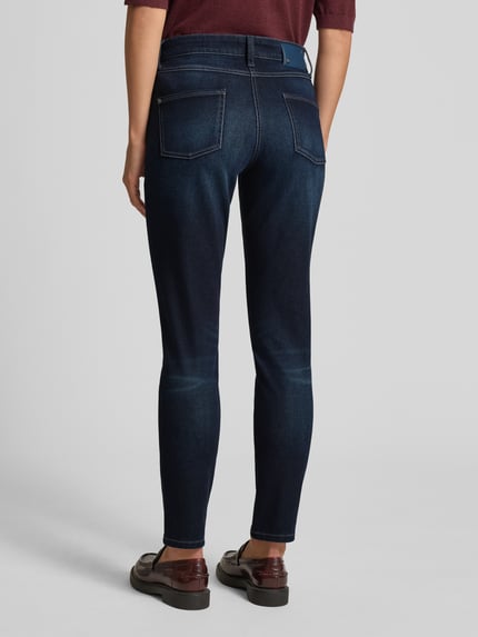 CAMBIO Jeansy o kroju slim fit z 5 kieszeniami model ‘Posh’ Ciemnoniebieski 5
