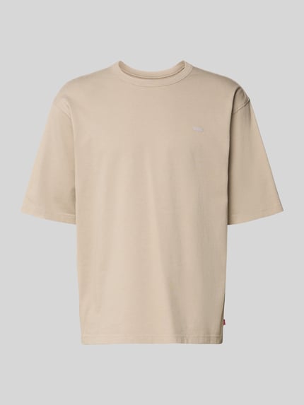 Levi's® T-Shirt mit geripptem Rundhalsausschnitt Khaki 2