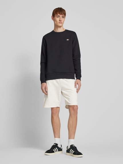 Dickies Regular Fit Sweatshorts mit Tunnelzug Modell 'MAPLETON' Ecru 1