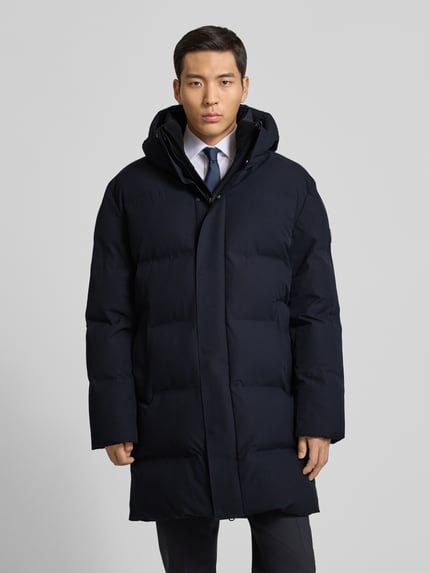 CINQUE Gewatteerde jas met capuchon Marineblauw - 4