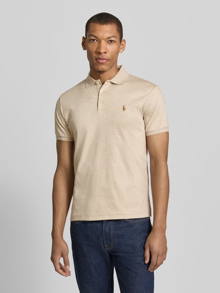 Polo Ralph Lauren Koszulka polo Regular Fit z czystej bawełny Piaskowy 4