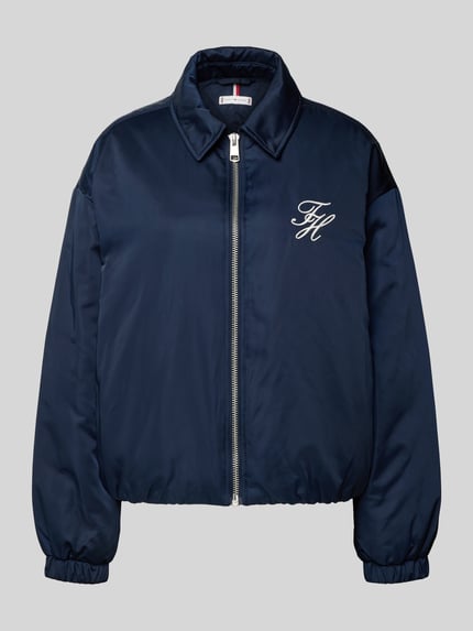 Bomberka o kroju regular fit z detalem z logo Shop The Look MANNEQUINE
