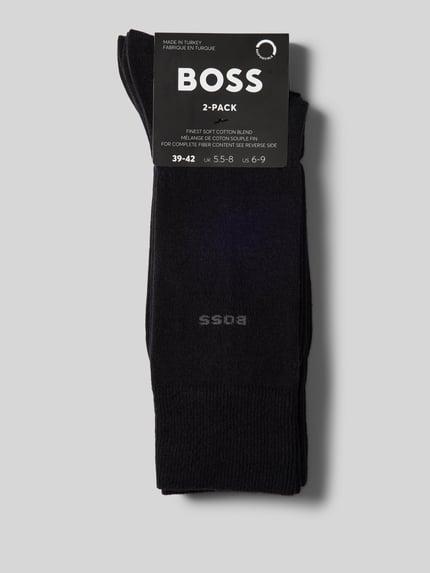 BOSS Sokken van katoenmix in een set van 2 paar Zwart - 3