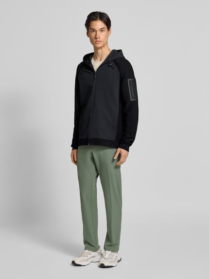 BOSS Green Regular Fit Sweatjacke aus Viskose-Mix Modell 'URBAN COMMUTER' Black 1