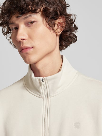 G-Star RAW Sweatjack met opstaande kraag Offwhite - 3