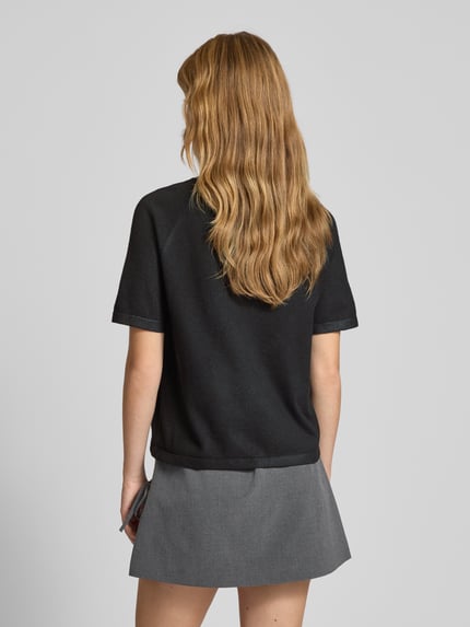 PIECES Regular Fit T-Shirt mit Raglanärmeln Modell 'BREE' BLACK 5