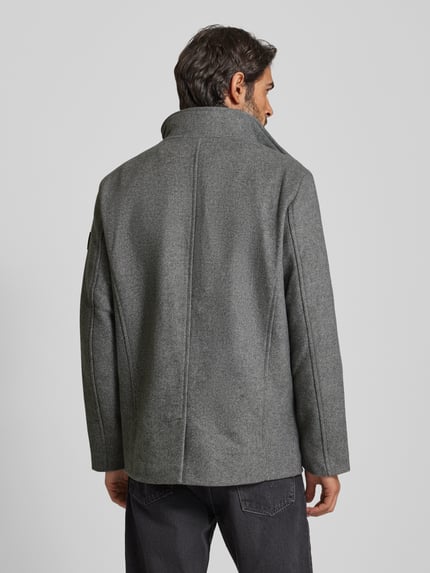 Tom Tailor Kurtka o kroju regular fit z wełną Jasnoszary 5