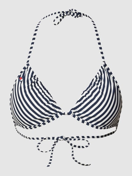 Tommy Hilfiger Bikini-Oberteil mit Streifenmuster Marine 1
