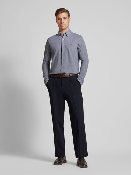 Polo Ralph Lauren Koszula casualowa o kroju regular fit z wyhaftowanym logo Granatowy 1