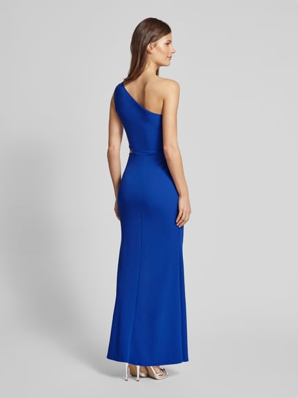 SISTAGLAM Abendkleid mit One-Shoulder-Träger Modell 'Aubrielle' Royal 5