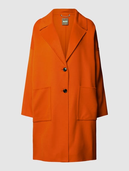 BOSS Lange jas met viscose, model 'Cattina' Rood - 2