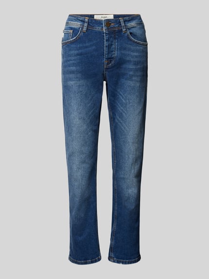 Goldgarn Straight fit jeans in 5-pocketmodel Blauw - 2