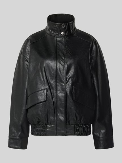 regular fit blouson in leerlook model 'JULIA' Shop The Look MANNEQUINE