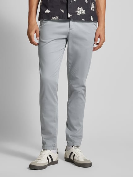 JACK & JONES Slim fit broek met steekzakken, model 'MARCO BOWIE' Zilver - 4
