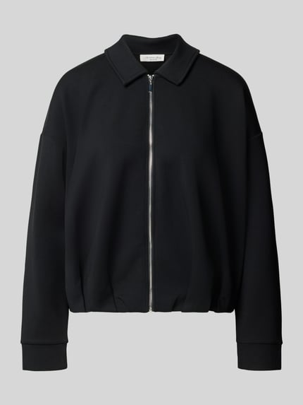 Sweatjack met platte kraag Shop The Look MANNEQUINE