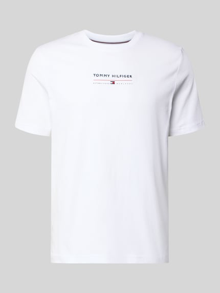 Tommy Hilfiger Regular Fit T-Shirt aus reiner Baumwolle Weiss 2