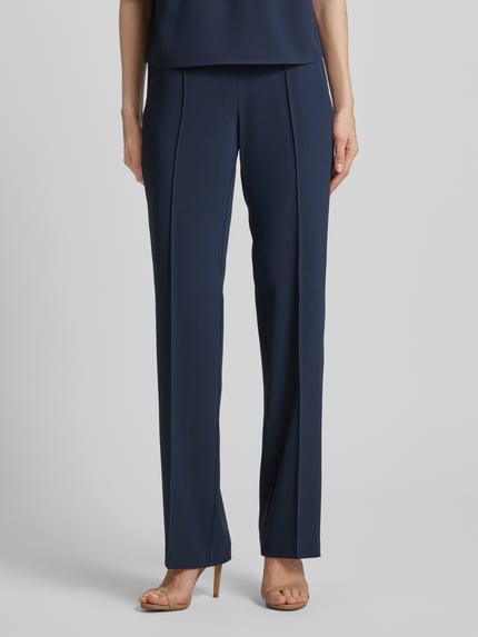 JOOP! Bundfaltenhose mit elastischem Bund Marine 4