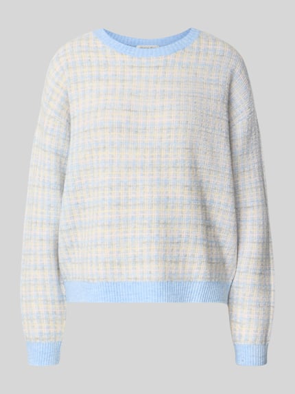 Christian Berg Woman Strickpullover mit Rundhalsausschnitt Hellblau 2