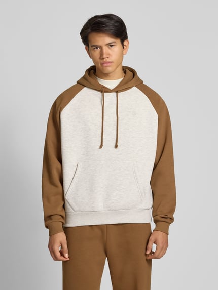 REVIEW Hoodie mit Kapuze Ecru Melange 4