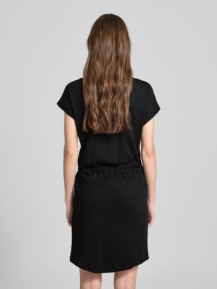 ONLY Flatteuze mini-jurk van puur katoen, model 'MAY' Zwart - 5