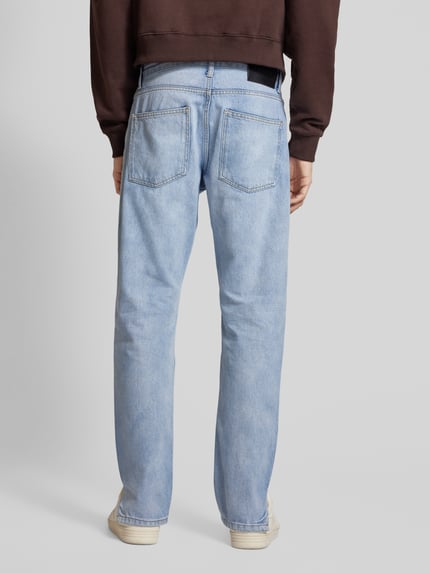 PEGADOR Straight leg jeans in 5-pocketmodel, model 'Withy' Jeansblauw - 5