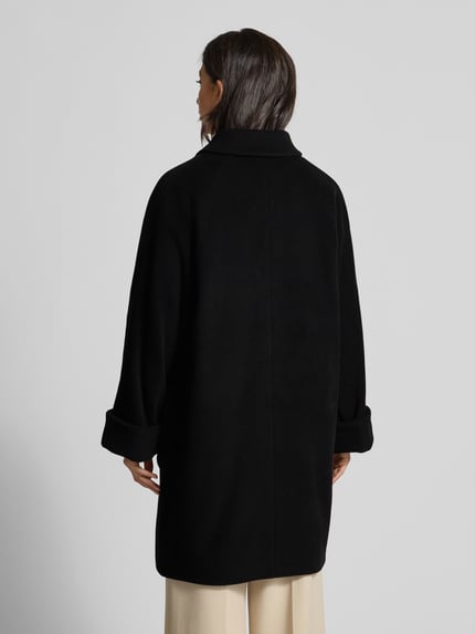 ICONS Cinzia Rocca Wollmantel aus Woll-Kaschmir-Mix Black 5