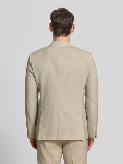 HUGO Super Slim Fit colbert van scheerwolmix model 'ARTI' Zand - 5