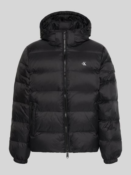 Calvin Klein Jeans Regular Fit Steppjacke mit abnehmbarer Kapuze Black 1