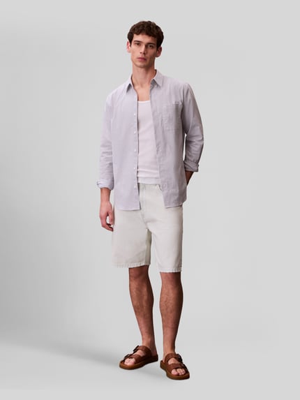 Calvin Klein Jeans Jeansshorts mit 5-Pocket-Design Hellblau 1