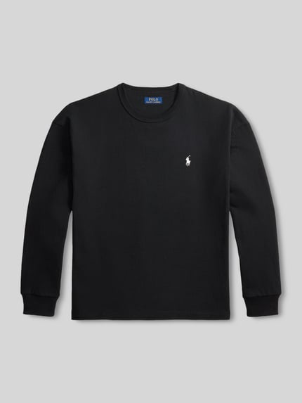 Polo Ralph Lauren relaxed fit shirt met lange mouwen van puur katoen Zwart - 2