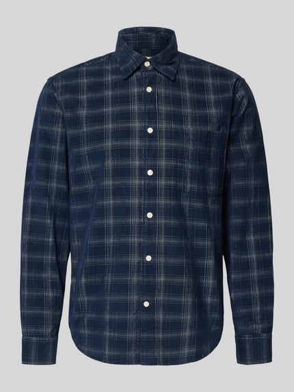Selected Regular fit vrijetijdsoverhemd van puur katoen Donkerblauw - 2