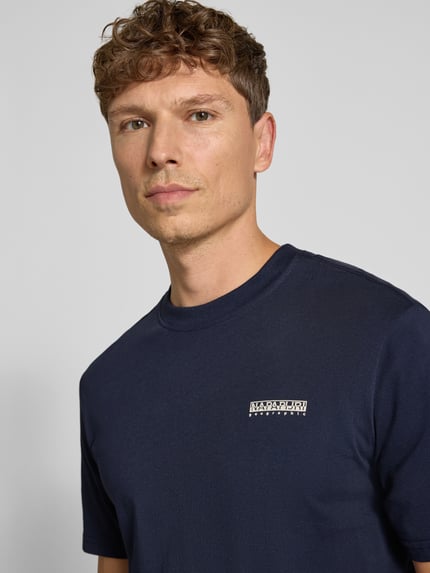 Napapijri T-Shirt mit Logo und Rundhalsausschnitt Marine 3