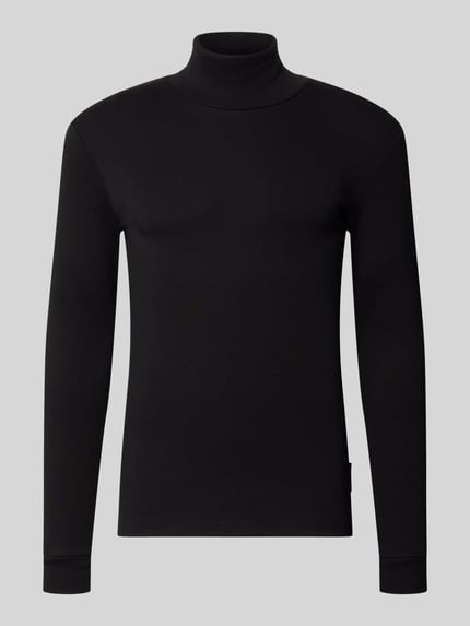 Marc O'Polo Regular Fit Langarmshirt aus reiner Baumwolle Black 2