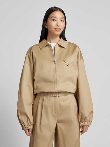 Jake*s Collection Oversized Blousons mit Brusttasche Sand 4
