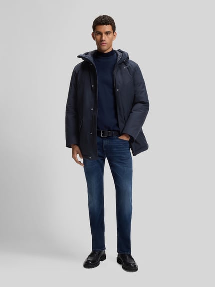 BOSS Orange Regular Fit Parka mit Kapuze Modell 'Osiass1' Marine 1