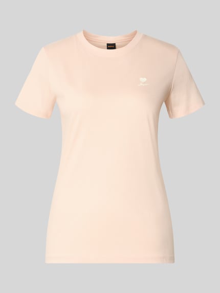 BOSS Orange Regular Fit T-Shirt aus reiner Baumwolle Modell 'C_ESOGO_3' Rose 2