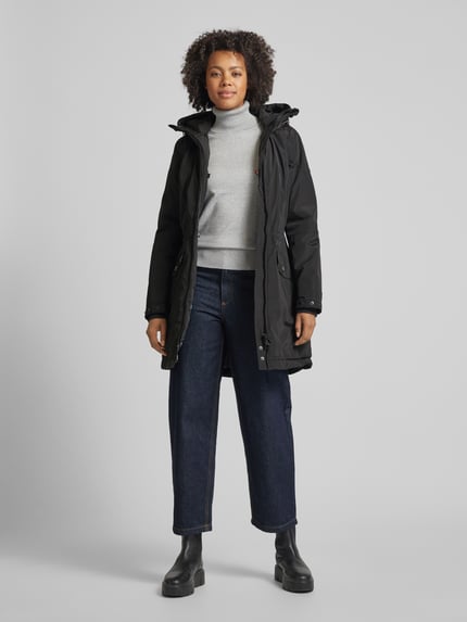 Wellensteyn Shaped Fit Parka mit Kapuze Modell 'CUCILLA' Black 1