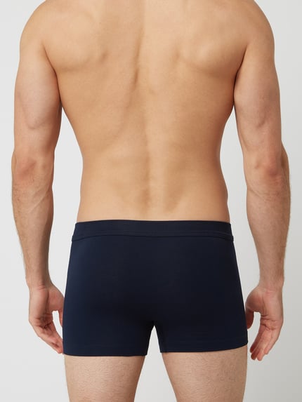 SCHIESSER Trunks met stretch in set van 3 Donkerblauw - 4