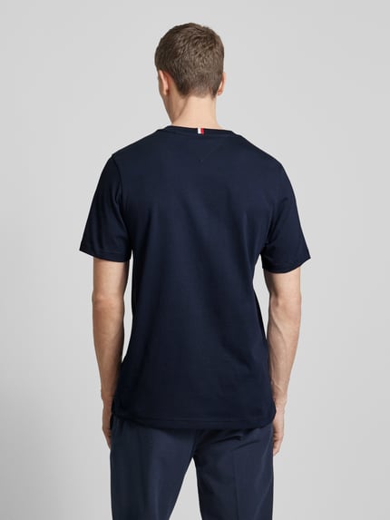 Tommy Hilfiger T-Shirt mit Label-Patch Marine 5