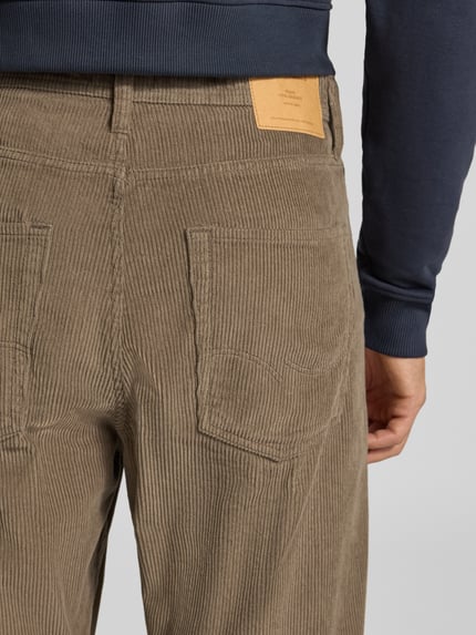 JACK & JONES Straight Leg Cordhose aus reiner Baumwolle Modell 'ALEX' Hellbraun 3