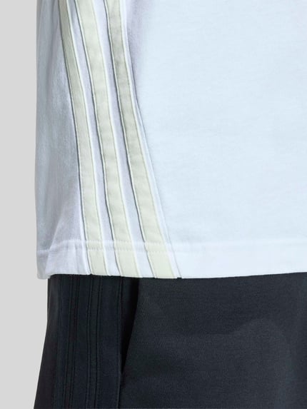 adidas Sportswear Oversize T-Shirt aus reiner Baumwolle Weiss 5