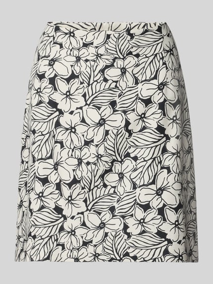 Ausgestellter Mini-Rock aus Baumwoll-Mix Modell 'FUNGO' Shop The Look MANNEQUINE