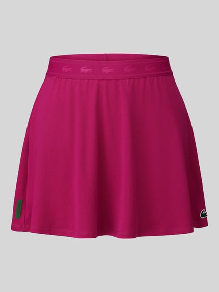 Lacoste Sport Ausgestellter Sport-Rock mit Logo-Detail Pink 2
